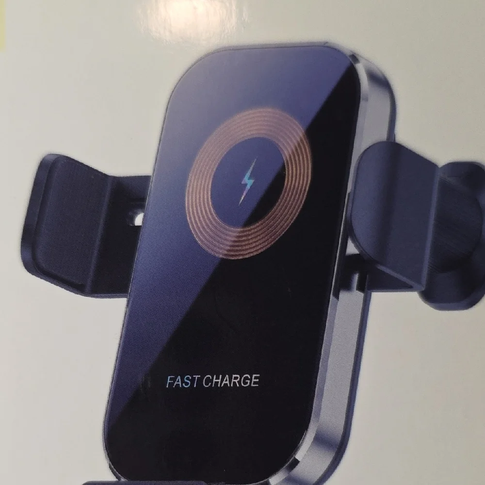 Black Wearable Charger with Adjustable Grips and Fast Charging